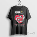 Officials Jesus In My Heart Georgia Bulldogs In My Veins Logo Team Premium T Shirts Hoodie, Sweatshirt | RetroVerseTees.com