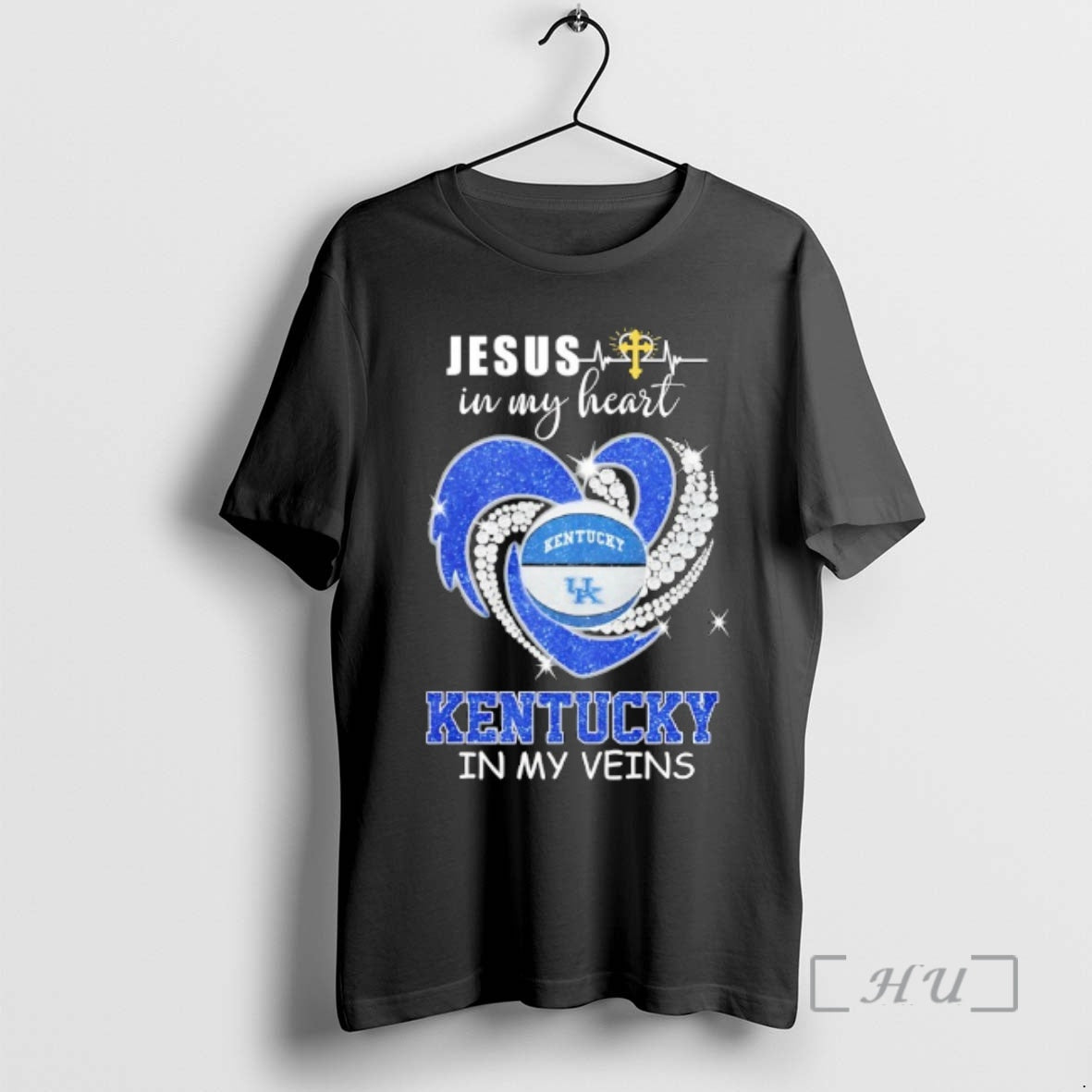 Officials Jesus In My Heart Kentucky Wildcats In My Veins Logo Team Premium T Shirts Hoodie, Sweatshirt | RetroVerseTees.com