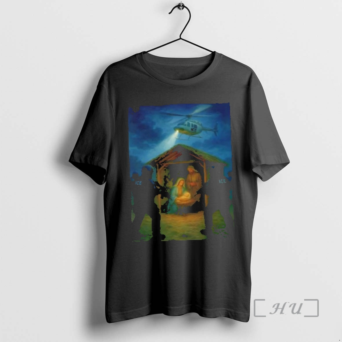 Officials Jesus Vs Ice Graphic T-Shirts, Hoodie, Sweatshirt | RetroVerseTees.com