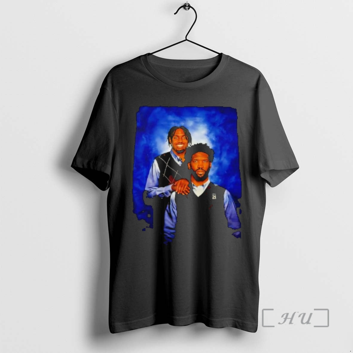 Officials Joel Embiid And Tyrese Maxey Brothers 76ers Graphic T-Shirts, Hoodie, Sweatshirt | RetroVerseTees.com