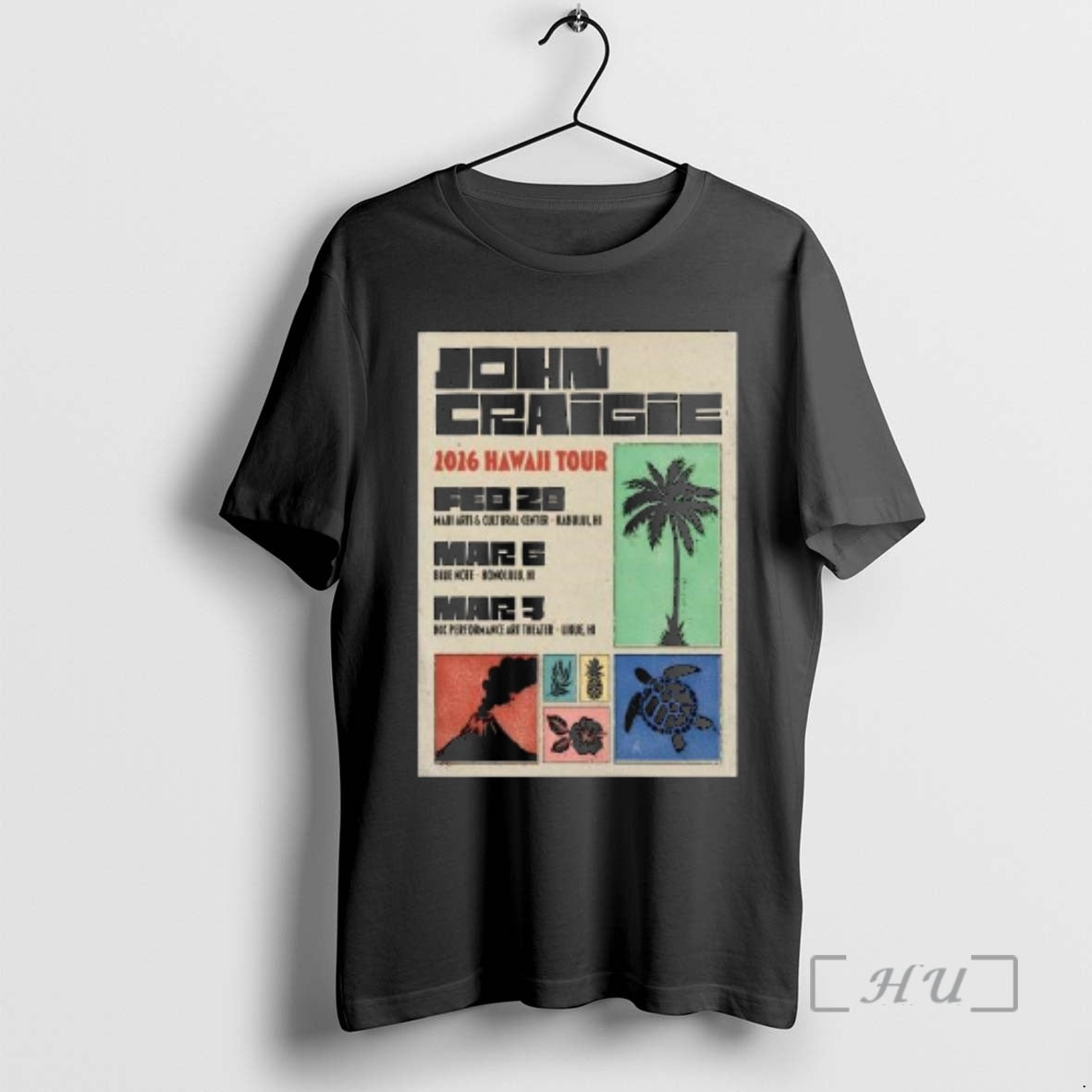 Officials John Craigie Hawaii 2026 Shows Circle Black T-Shirts, Hoodie, Sweatshirt | RetroVerseTees.com