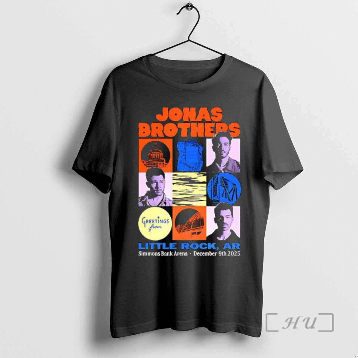 Officials Jonas Little Rock Arkansas Simmons Bank Arena 2025 T-Shirts, Hoodie, Sweatshirt | RetroVerseTees.com
