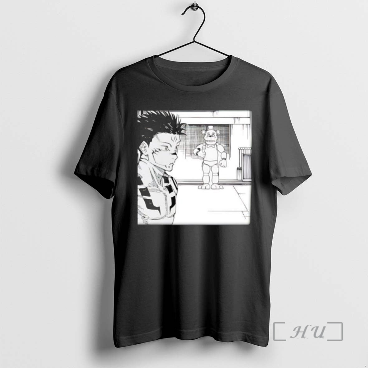 Officials Jujutsu Kaisen And Five Nights At Freddys Anime Graphic T-Shirts, Hoodie, Sweatshirt | RetroVerseTees.com