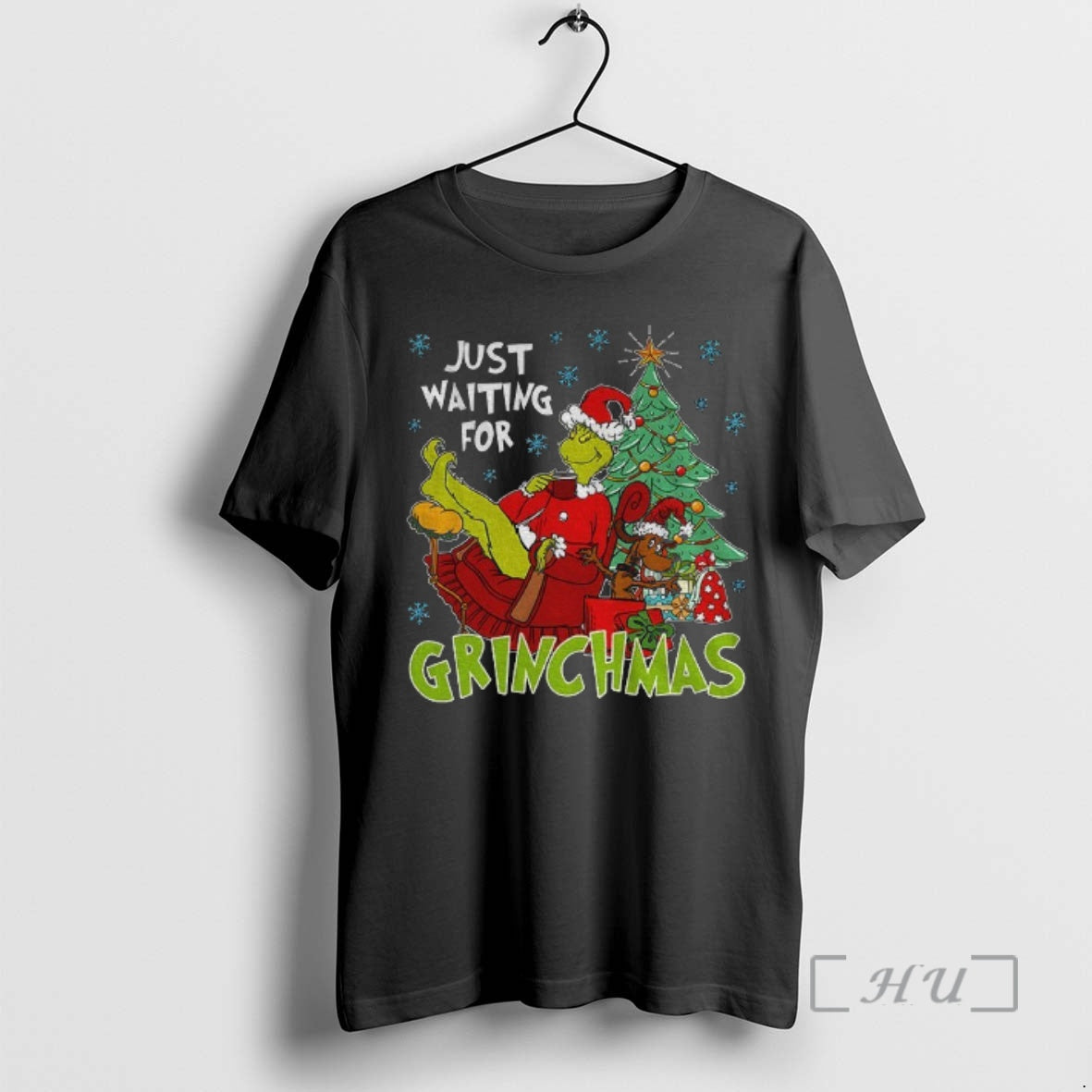 Officials Just Waiting For Grinchmas The Grinch Christmas T-Shirts, Hoodie, Sweatshirt | RetroVerseTees.com