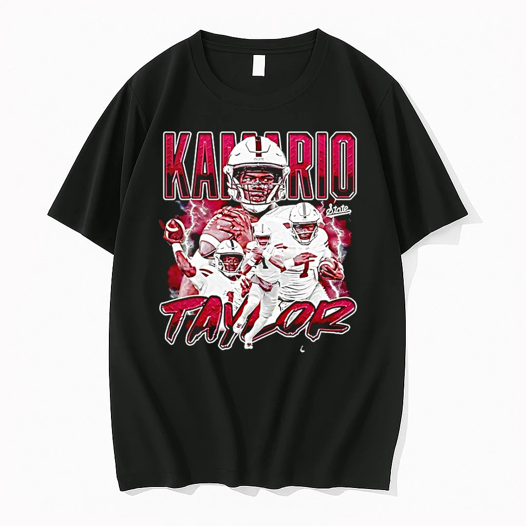 Officials Kamario Taylor Number 1 Of Mississippi State Bulldogs Football Graphic T Shirt Sweater