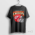 Officials Kansas City Chiefs Gradient Football Helmet T-Shirts, Hoodie, Sweatshirt | RetroVerseTees.com