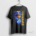 Officials Kansas Jayhawks Football Battle Shattered Usa Flag Rip Design T-Shirts, Hoodie, Sweatshirt | RetroVerseTees.com