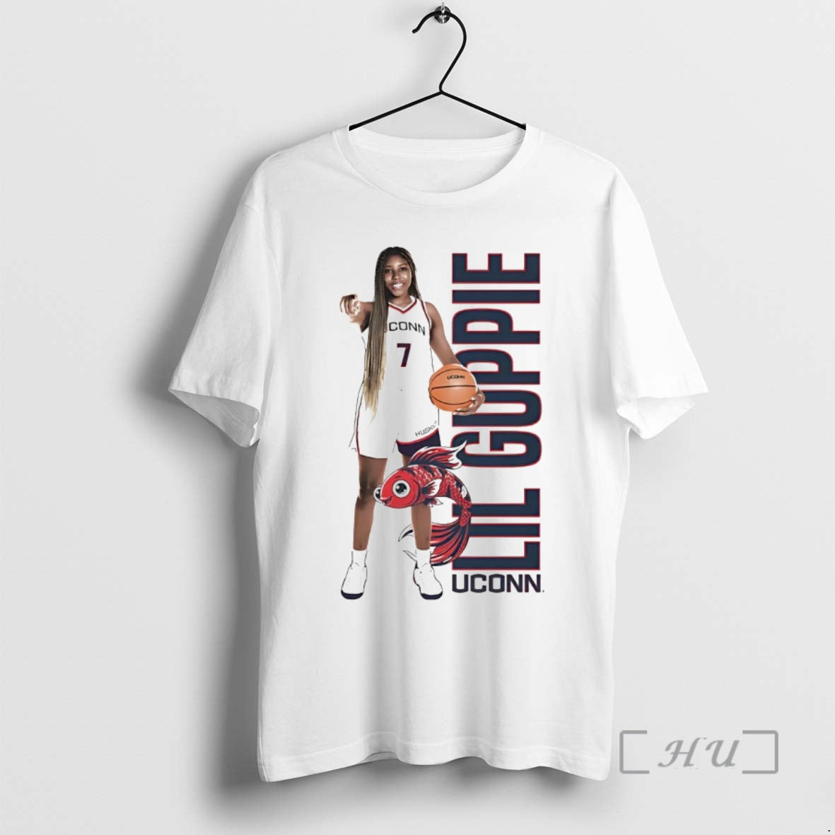 Officials Kelis Fisher Lil Guppie Uconn Huskies T-Shirts, Hoodie, Sweatshirt | RetroVerseTees.com