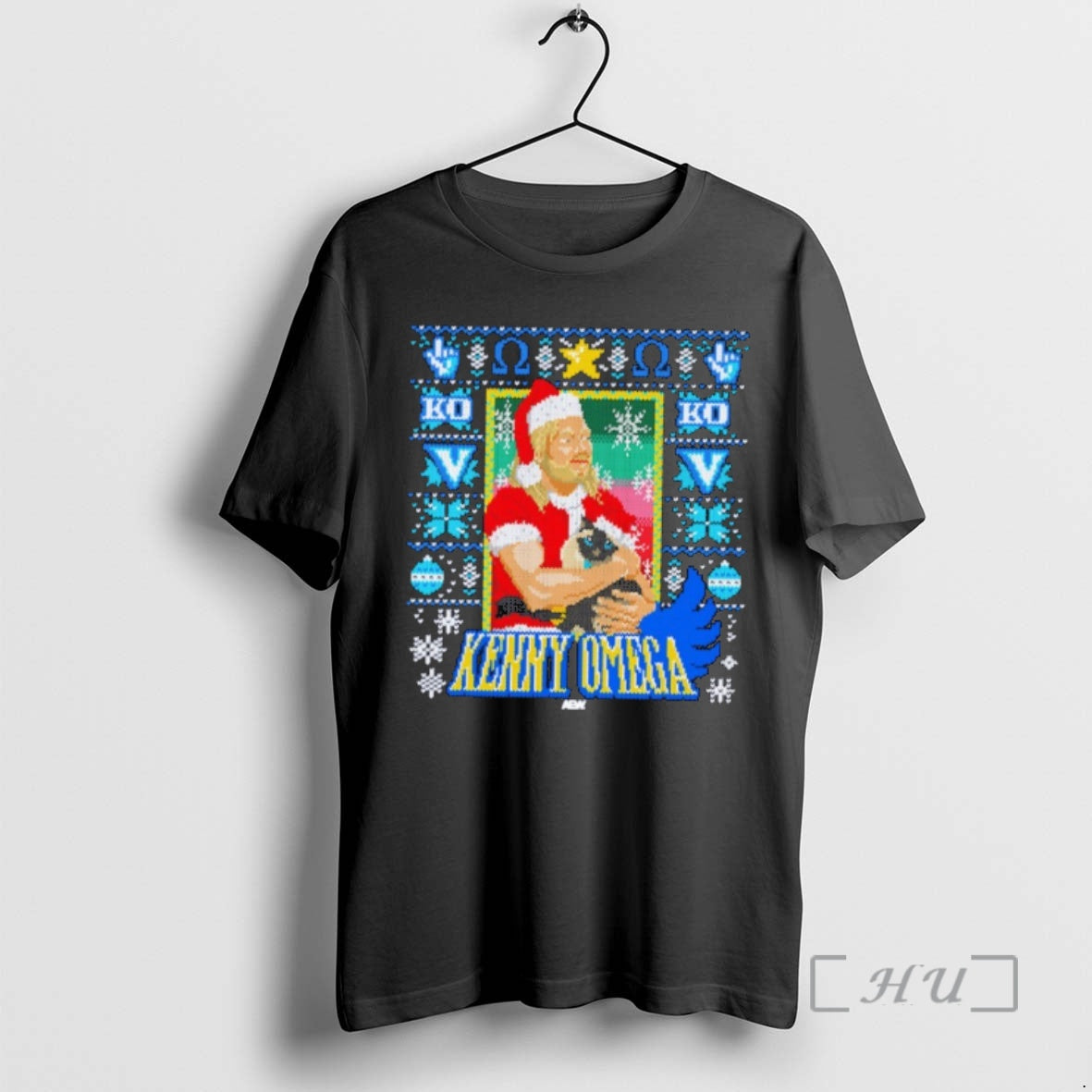 Officials Kenny Omega Purrfect Christmas Holiday Sweat T-Shirts, Hoodie, Sweatshirt | RetroVerseTees.com