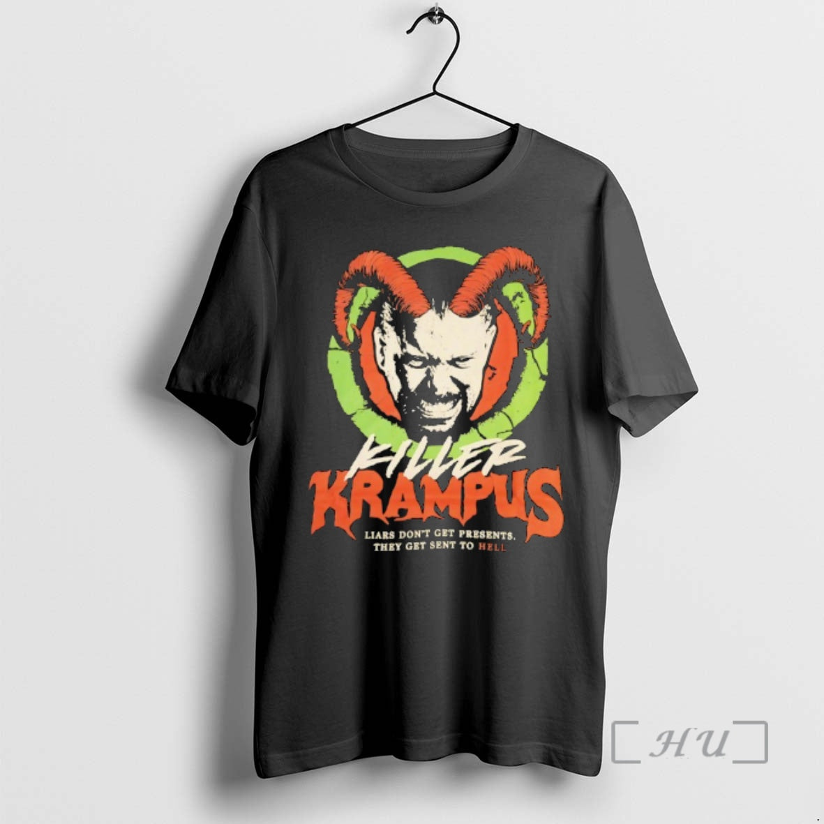 Officials Killer Krampus Liars Dont Get Present They Get Sent To Hell Premium T Shirts Hoodie, Sweatshirt