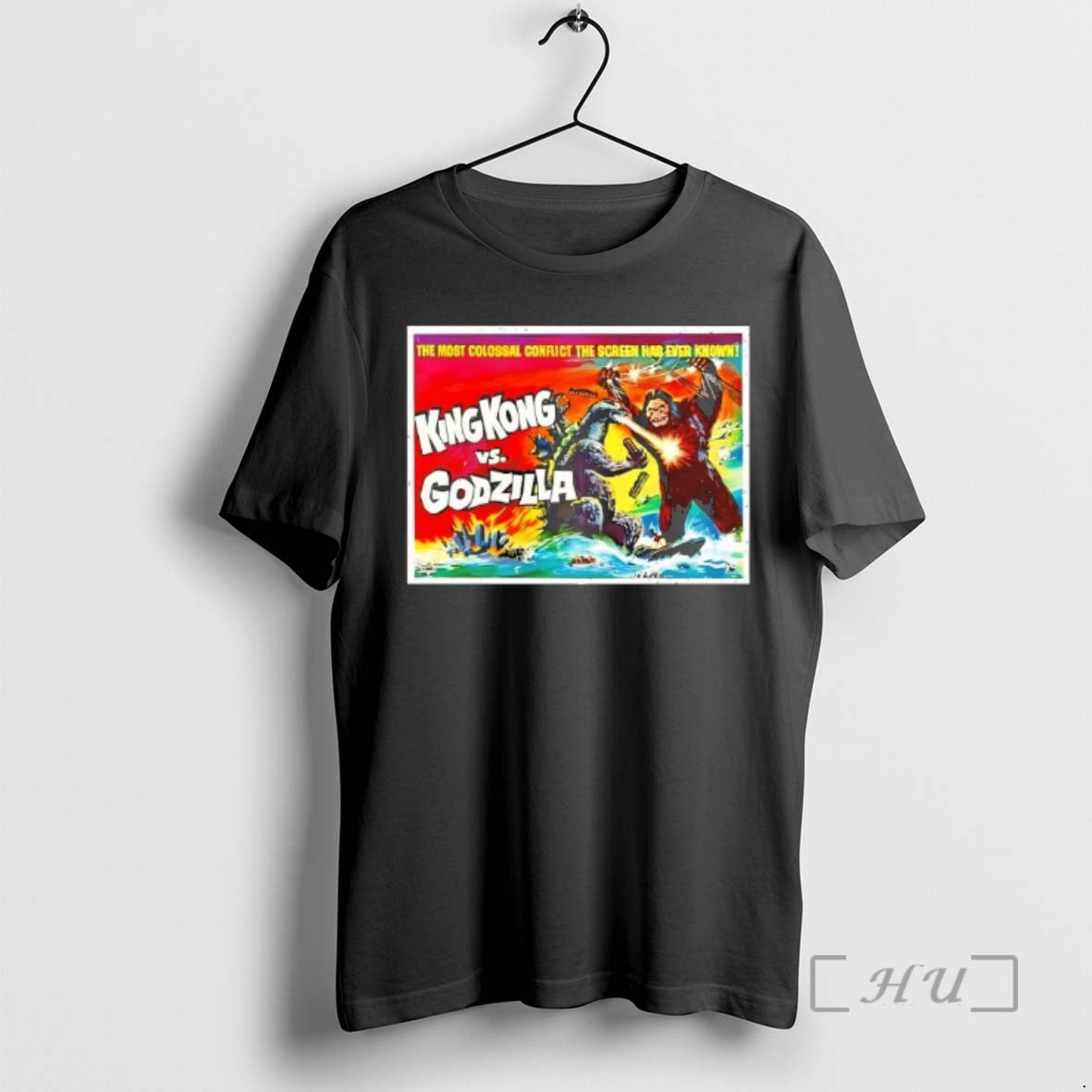 Officials King Kong Vs Godzilla The Most Colossal Conflict The Screen Has Ever Known Premium T-Shirts, Hoodie, Sweatshirt