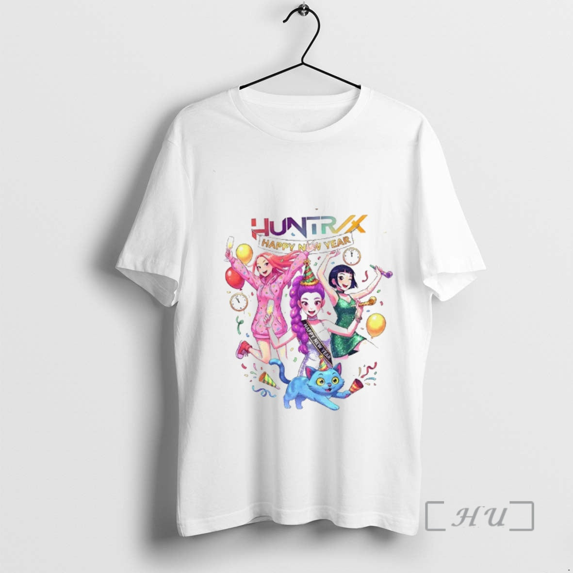 Officials Kpop Demon Hunters Girl Dinner Happy New Year T-Shirts, Hoodie, Sweatshirt | RetroVerseTees.com