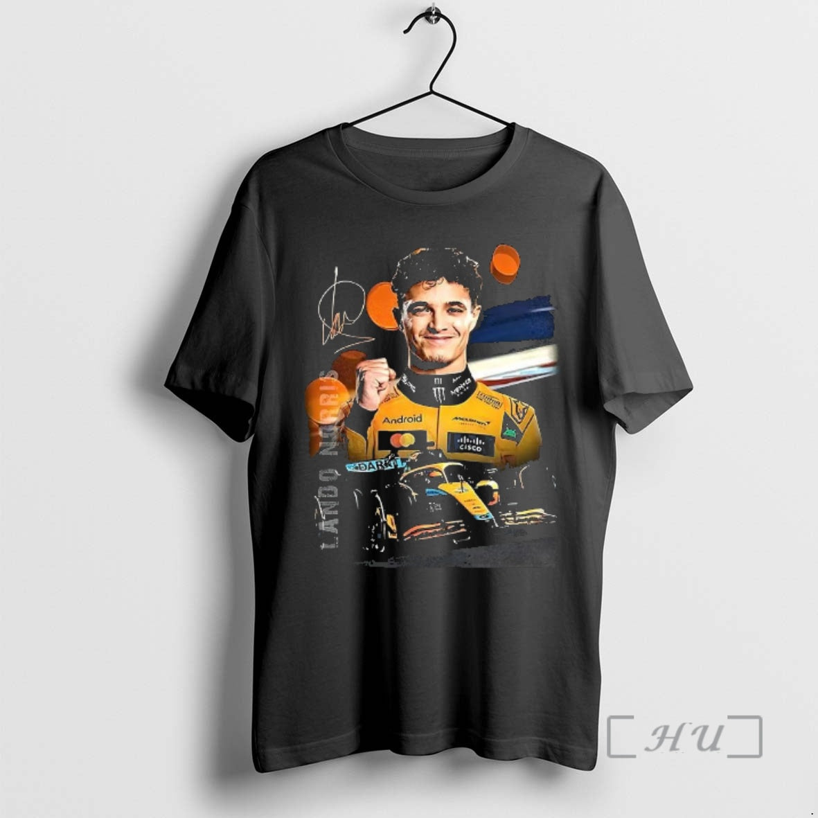 Officials Lando Mclaren F1 2025 Celebration Signature T-Shirts, Hoodie, Sweatshirt | RetroVerseTees.com