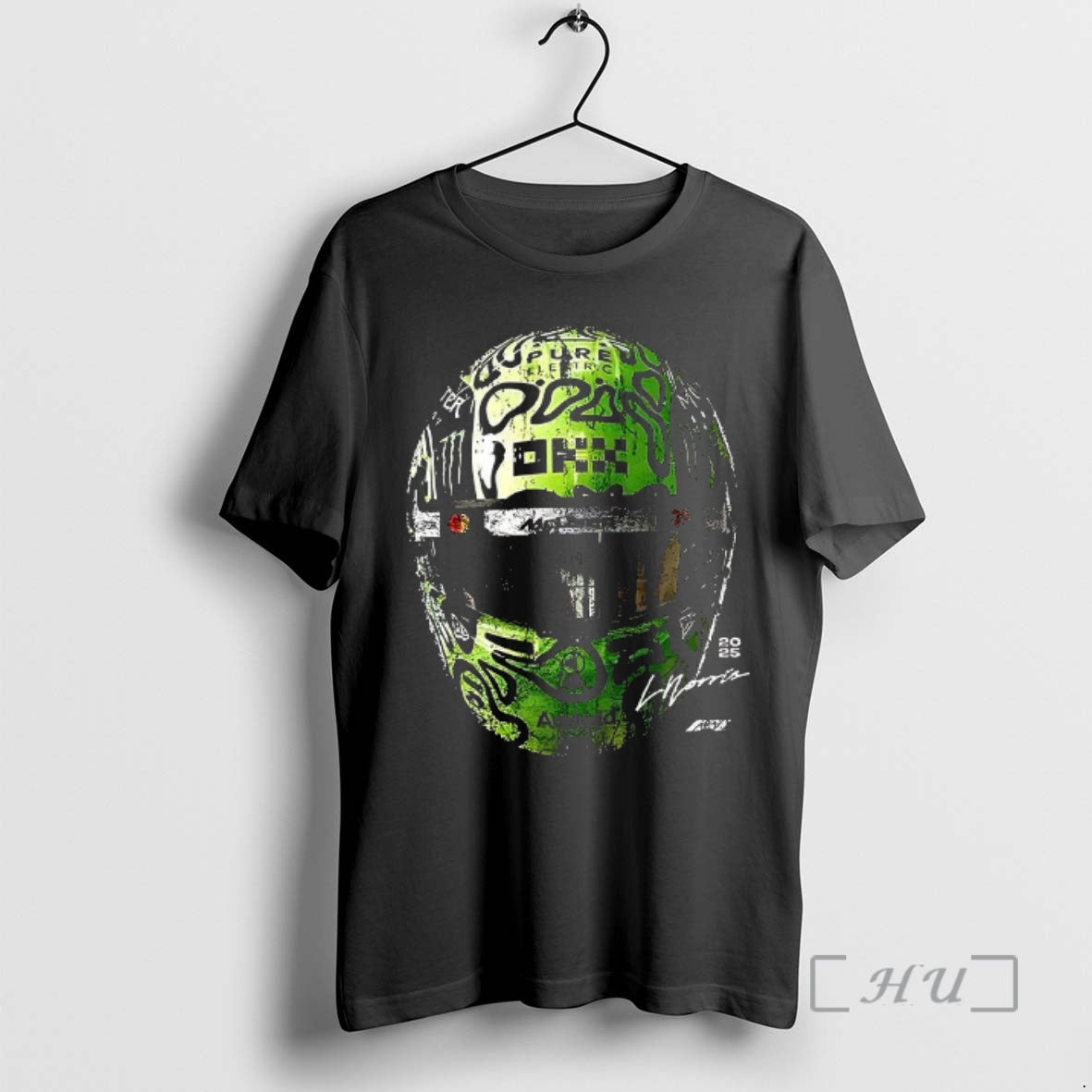 Officials Lando Mclaren F1 2025 Helmet Signature T-Shirts, Hoodie, Sweatshirt | RetroVerseTees.com
