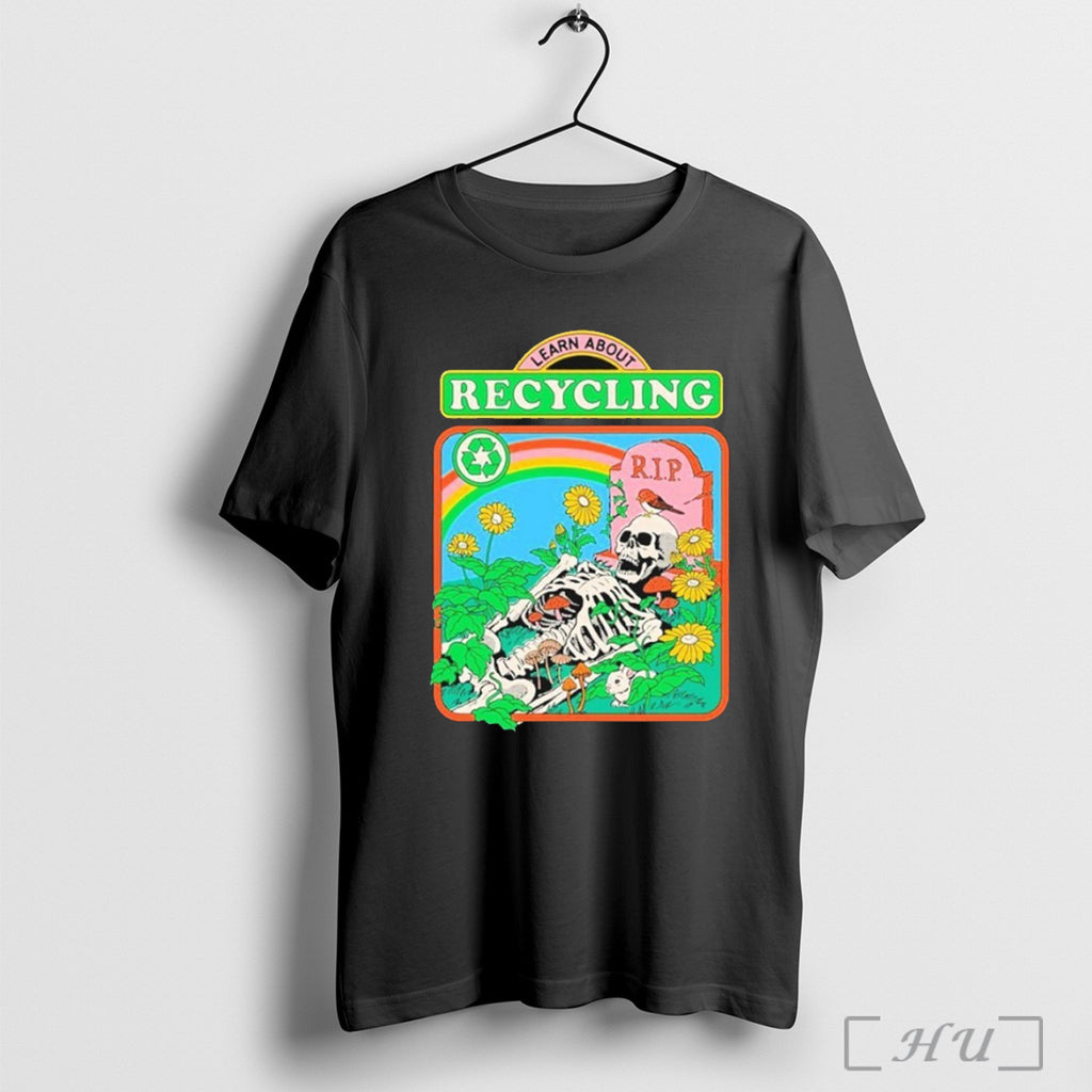 Officials Learn About Recycling Rip Skeleton T Shirt