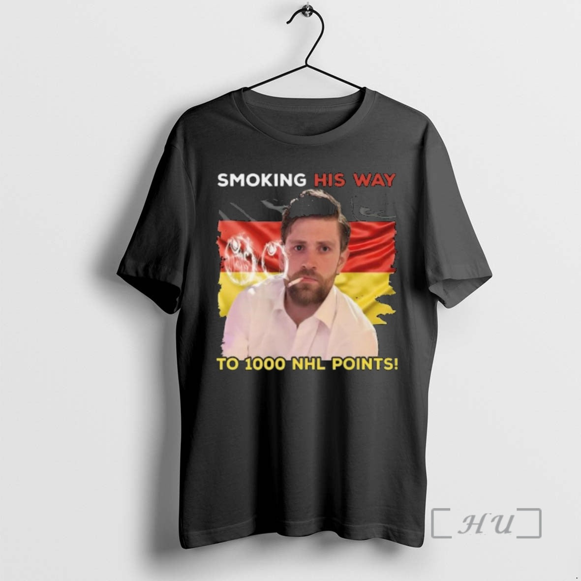 Officials Leon Draisaitl Smoking His Way To 1000 Point T-Shirts, Hoodie, Sweatshirt | RetroVerseTees.com