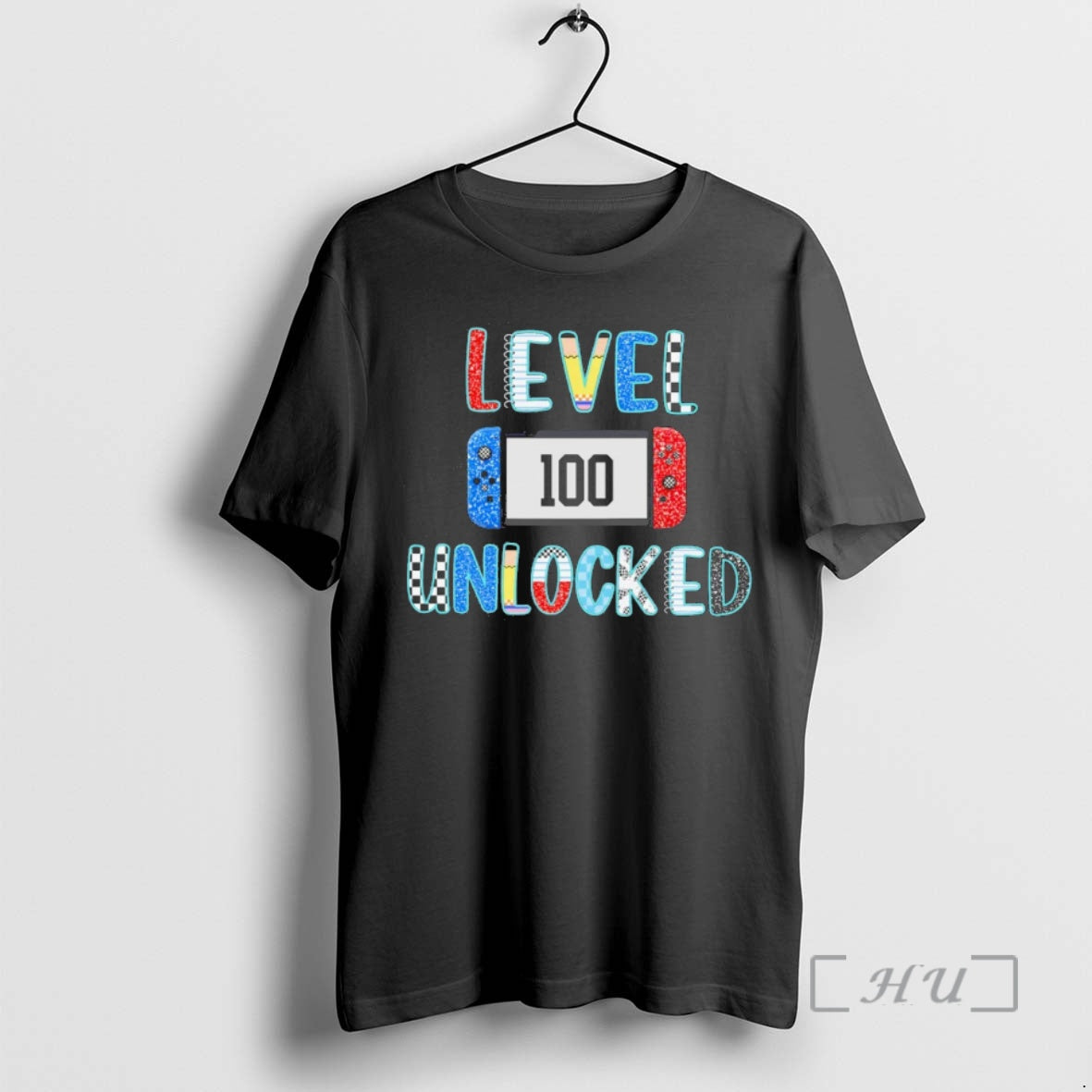 Officials Level Unlocked 100 Days Of School T-Shirts, Hoodie, Sweatshirt | RetroVerseTees.com