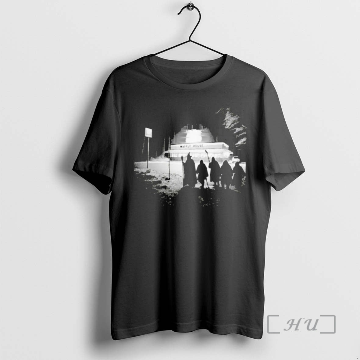 Officials Lord Of The Rings Fellowship At Waffle House T-Shirts, Hoodie, Sweatshirt | RetroVerseTees.com