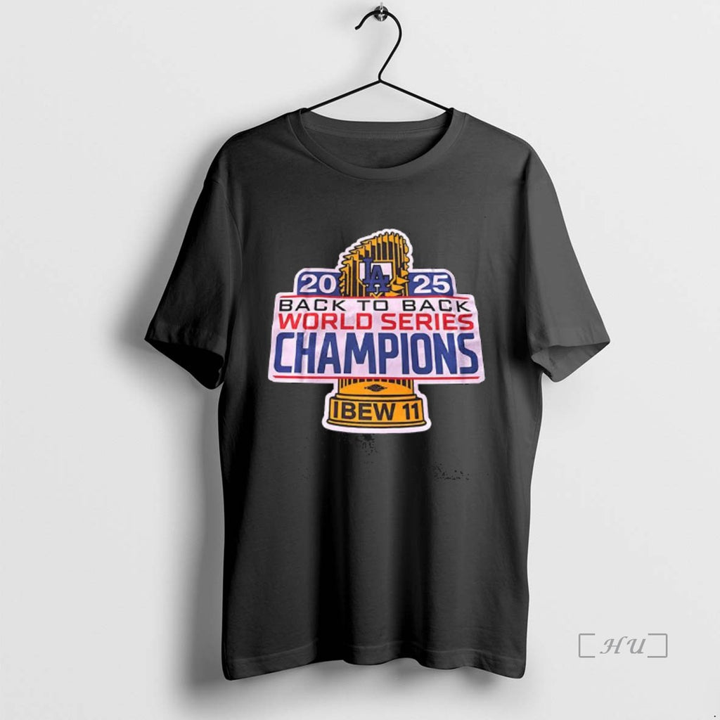 Officials Los Angeles Dodgers 2025 Back To Back World Series Champions Premium T Shirts Sweater