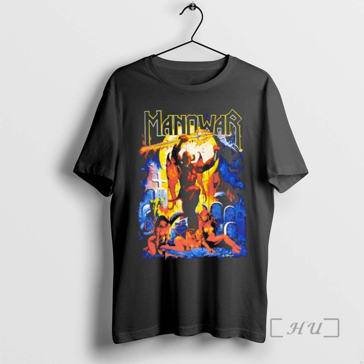 Officials Manowar Hell On Earth T-Shirts, Hoodie, Sweatshirt | RetroVerseTees.com