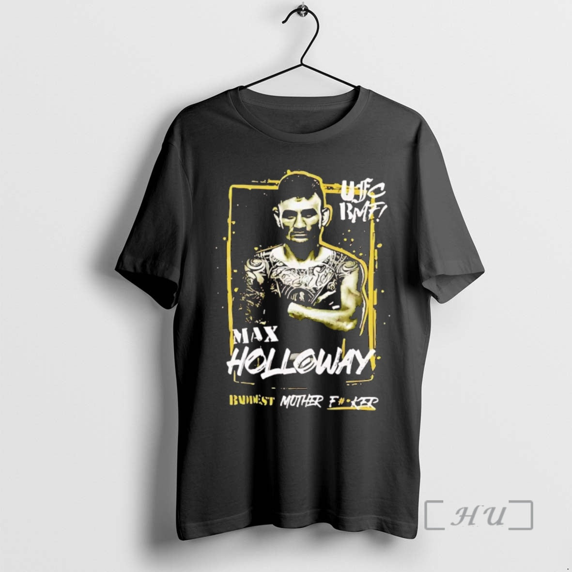 Officials Max Holloway Baddest Mother Fucker T-Shirts, Hoodie, Sweatshirt | RetroVerseTees.com