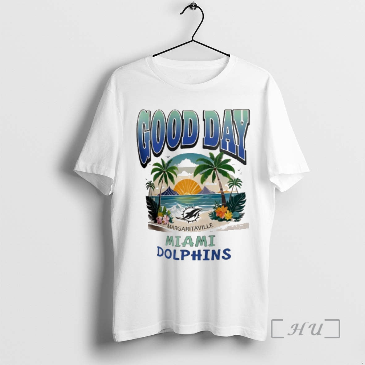 Officials Miami Dolphins Margaritaville Coral Good Day T-Shirts, Hoodie, Sweatshirt | RetroVerseTees.com