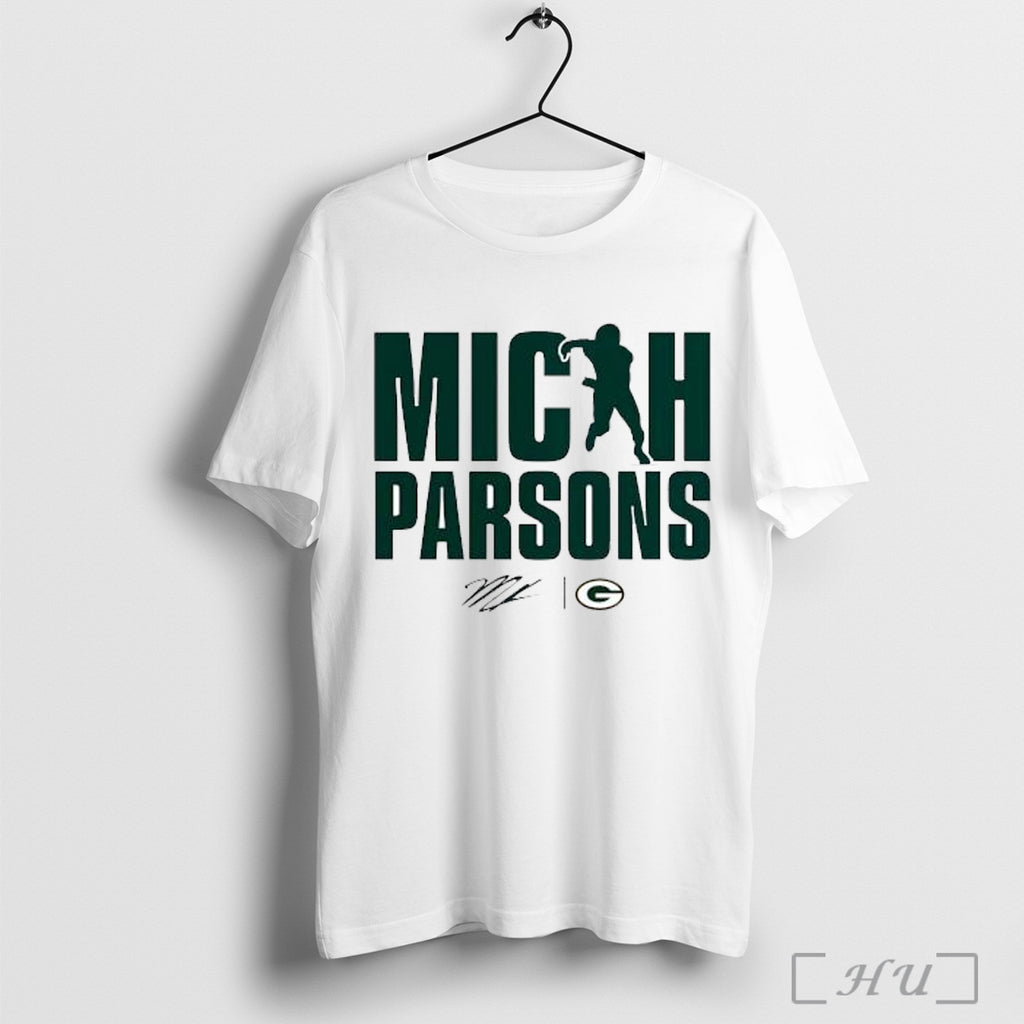 Officials Micah Parsons Green Bay Packers Signature T Shirt