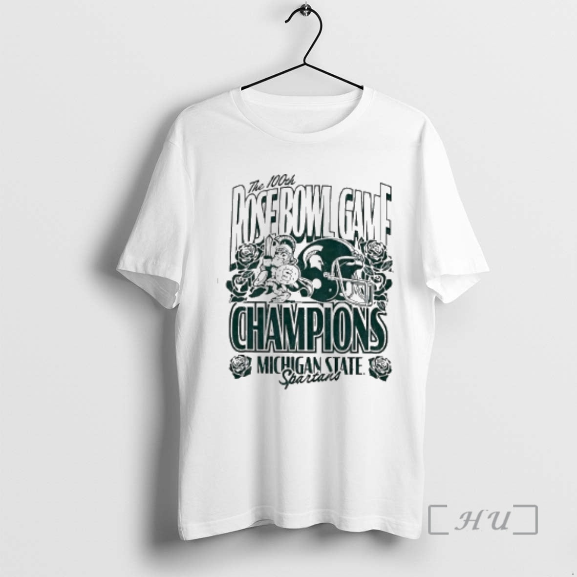 Officials Michigan State Spartans 2014 Rose Bowl 100th Anniversary T-Shirts, Hoodie, Sweatshirt | RetroVerseTees.com