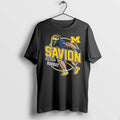 Officials Michigan Wolverines 5 Savion Hiter Football Premium T Shirt