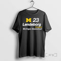 Officials Michigan Wolverines Basketball Yaxel Lendeborg Forward 23 Modern T-Shirts, Hoodie, Sweatshirt | RetroVerseTees.com