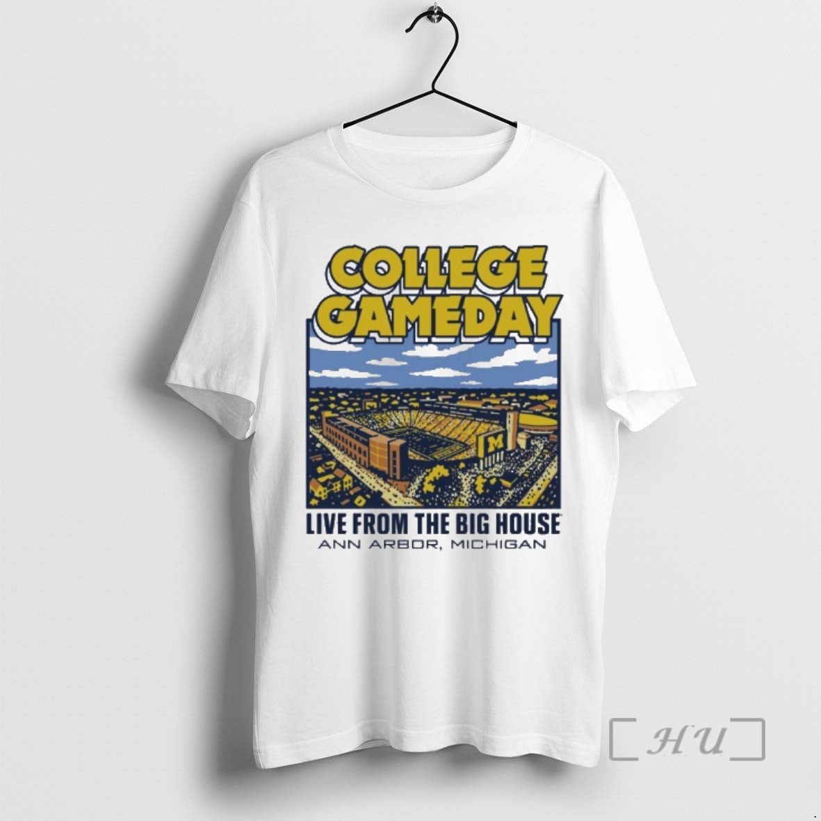 Officials Michigan Wolverines College Gameday 2025 Big House Stadium T-Shirts, Hoodie, Sweatshirt | RetroVerseTees.com