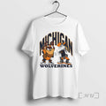 Officials Michigan Wolverines Basketball Rose Bowl Tasmanian Devil And Bugs Bunny Premium T Shirts Sweater Hoodie, Sweatshirt