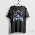 Officials Minor League Baseball Lehigh Valley Ironpigs Skull Cross Bats Logo Premium T Shirts Sweater Hoodie, Sweatshirt