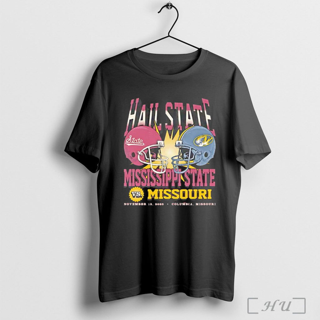 Officials Mississippi State University Vs Missouri Tigers Football Game Day 2025 T Shirt