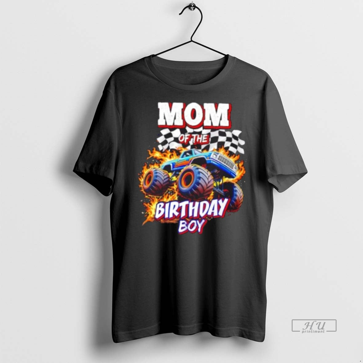 Officials Mom Of The Birthday Boy Monster Truck Shirt Sweater