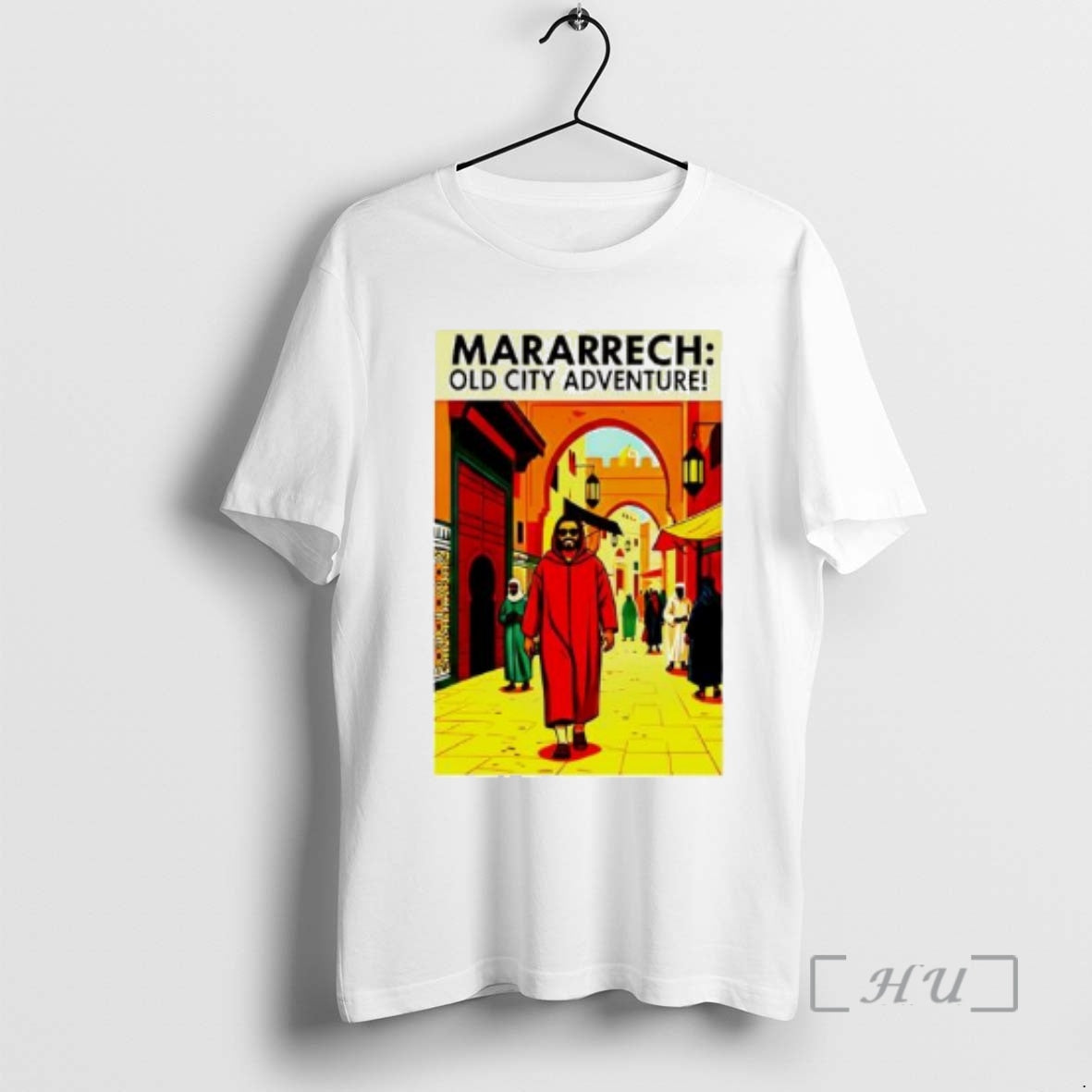 Officials Moroccan Life Style In Street Of Old Marrakech City T-Shirts, Hoodie, Sweatshirt | RetroVerseTees.com