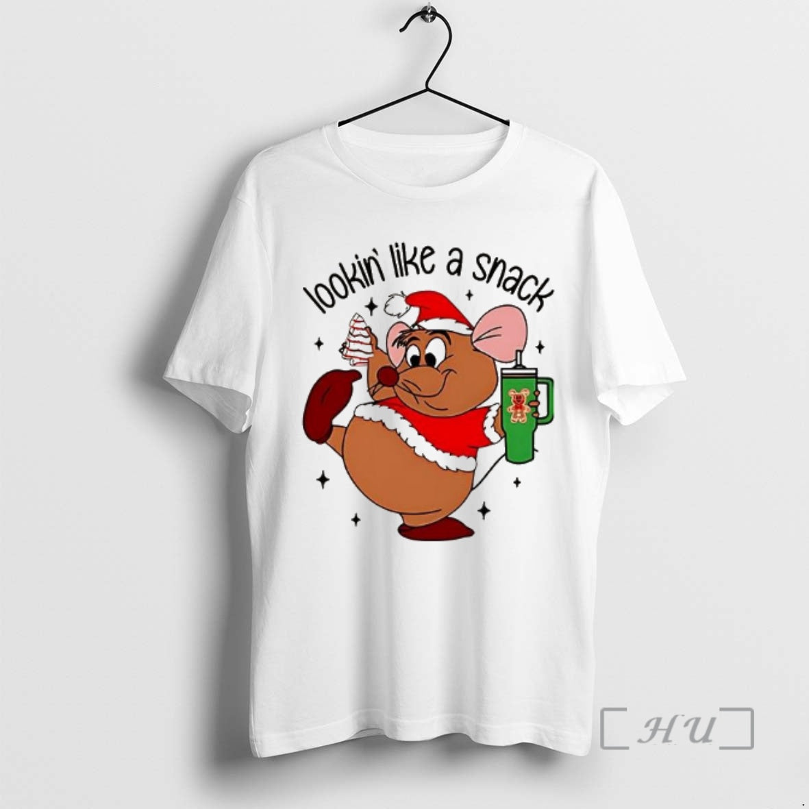 Officials Mouse Looking Like A Snack Christmas Cartoon T-Shirts, Hoodie, Sweatshirt | RetroVerseTees.com