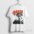 Officials Moussa Diabate Moose Is On The Loose Caricature Charlotte Hornets Premium T Shirts Sweater