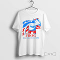 Officials Mr Frog Election 24 Patriotic Red Blue Frog Graphic T-Shirts, Hoodie, Sweatshirt | RetroVerseTees.com