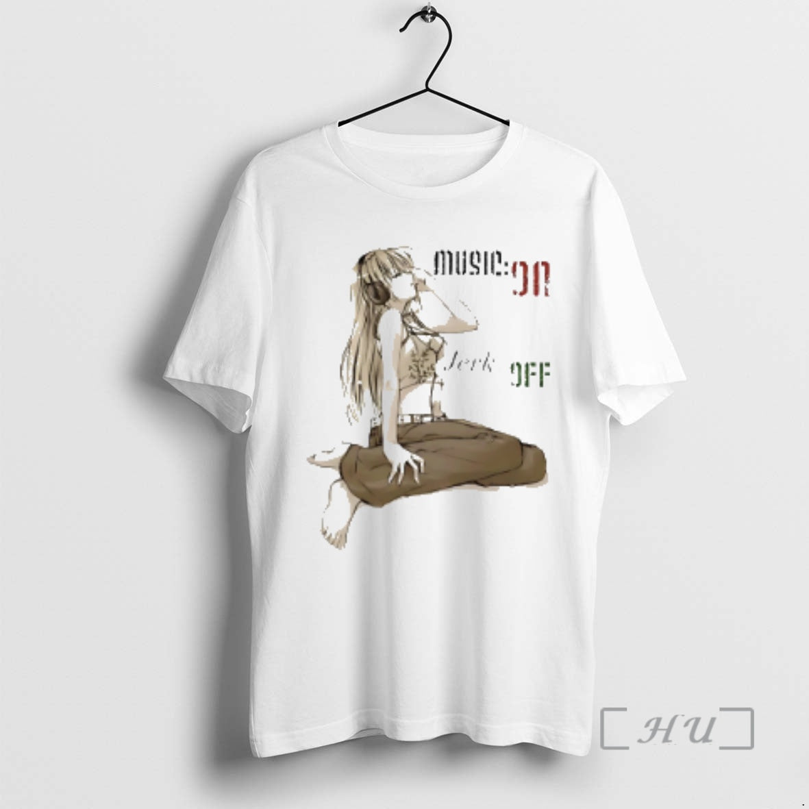 Officials Music On Jerk Off Anime T-Shirts, Hoodie, Sweatshirt | RetroVerseTees.com