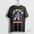 Officials New York Football Jersey No 10 Paulie Bada Bing T Shirts