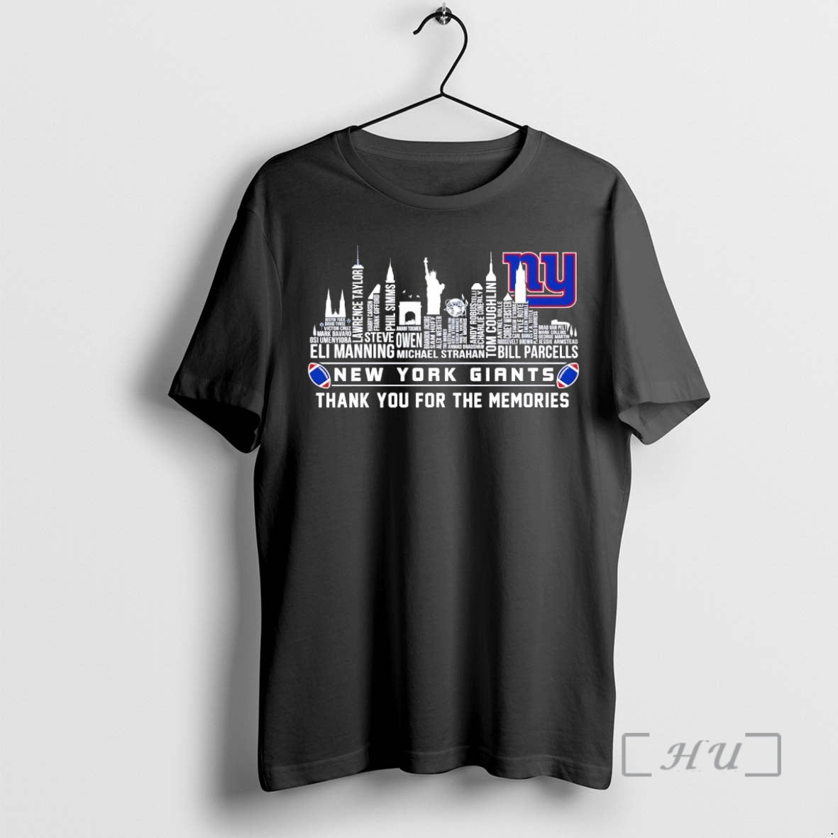 Officials New York Giants City Players Names Thank You For The Memories Premium T Shirts Hoodie, Sweatshirt
