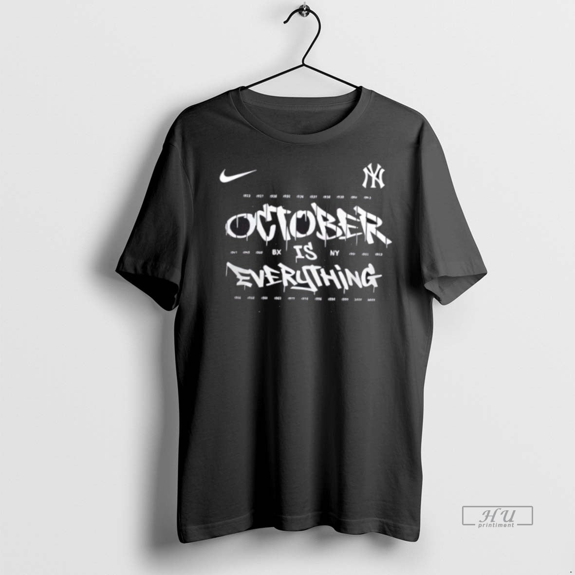 Officials New York Yankees Is Everything October Ready Liberty Of Statue 2 Sided Shirt Sweater