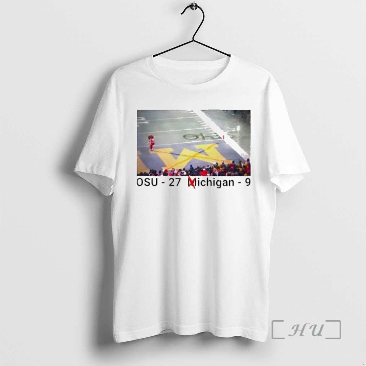 Officials Ohio 27 Vs Michigan 9 Score Rivalry Stadium T-Shirts, Hoodie, Sweatshirt | RetroVerseTees.com