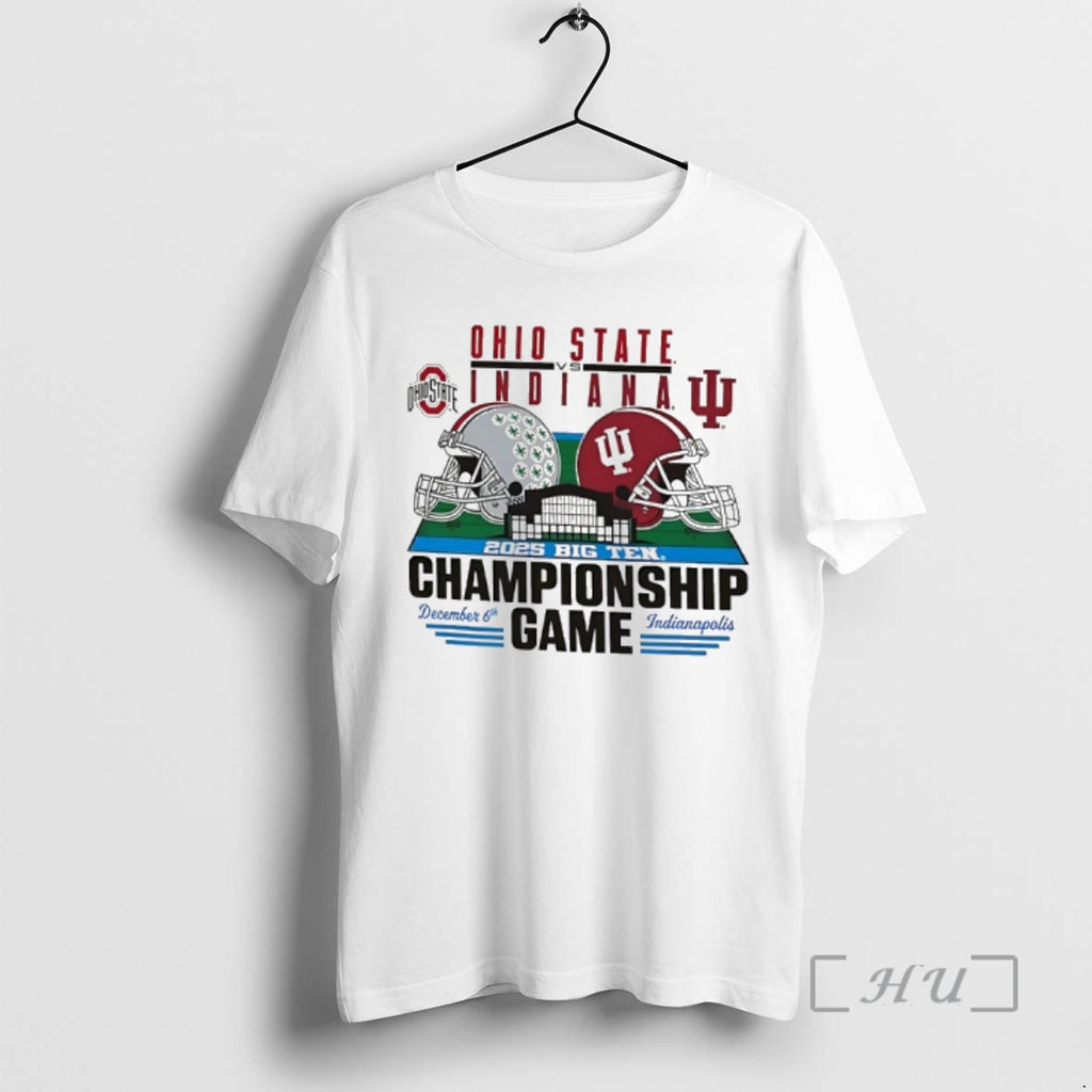 Officials Ohio State Vs Indiana Big Ten 2025 Football Championship Stadium Premium T Shirts Sweater