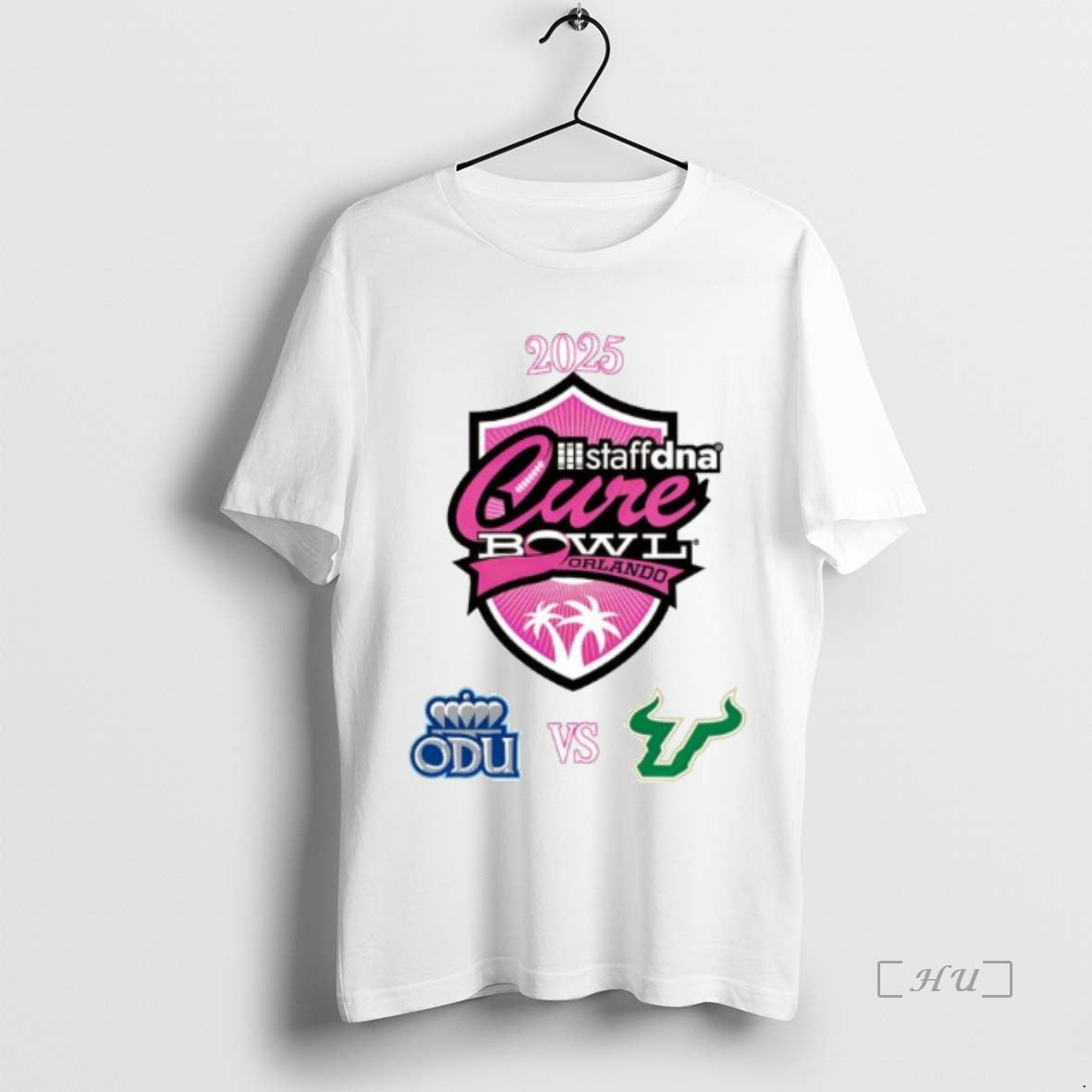 Officials Old Dominion Monarchs Vs South Florida Bulls 2025 Staffdna Cure Bowl Ornaments Premium T-Shirts, Hoodie, Sweatshirt