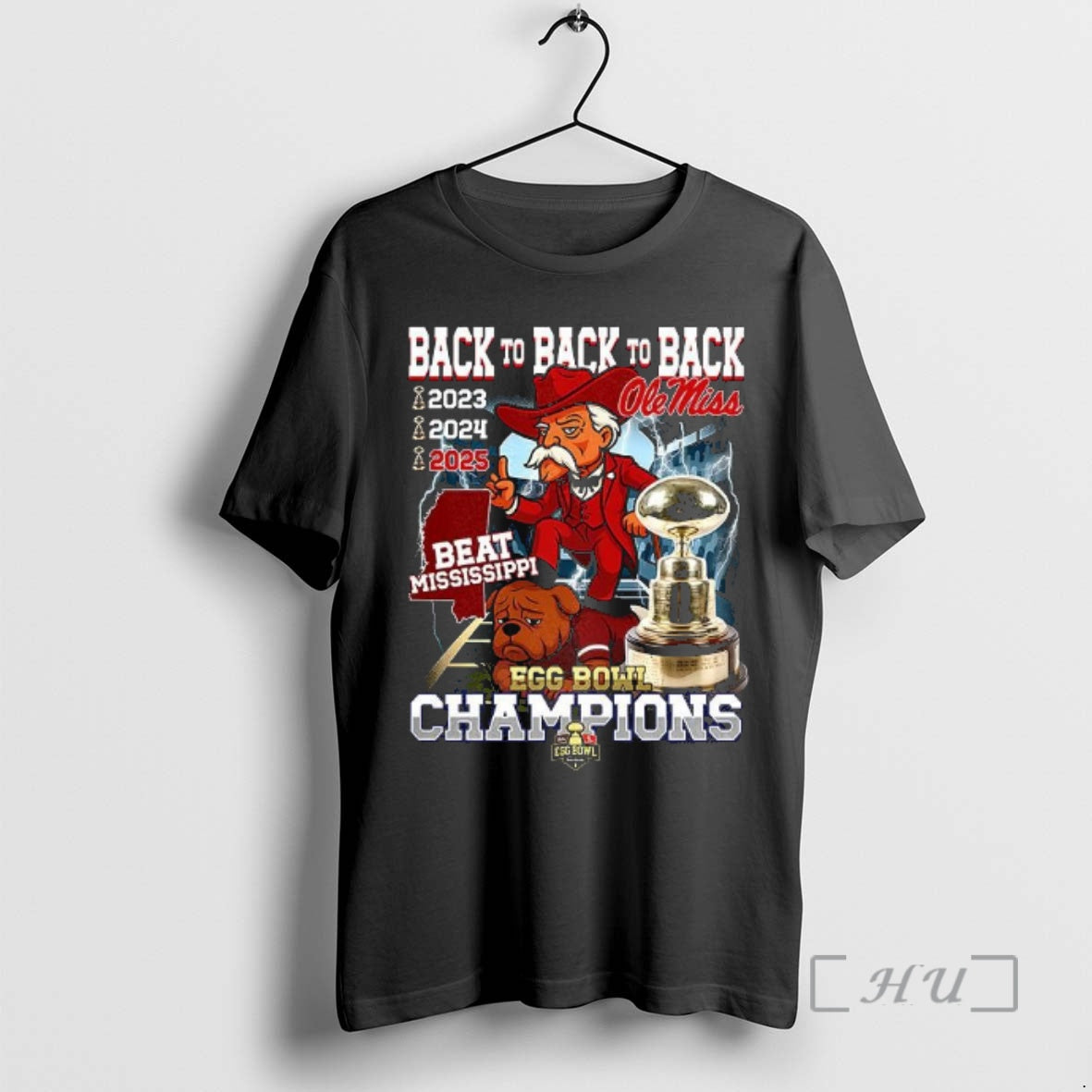 Officials Ole Miss Beat Mississippi Back To Back Egg Bowl Champions Premium T Shirts Sweater Hoodie, Sweatshirt