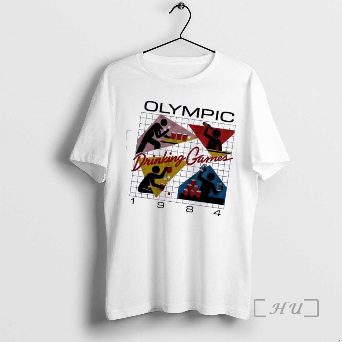 Officials Olympic Drinking Games 1984 Vintage T-Shirts, Hoodie, Sweatshirt | RetroVerseTees.com