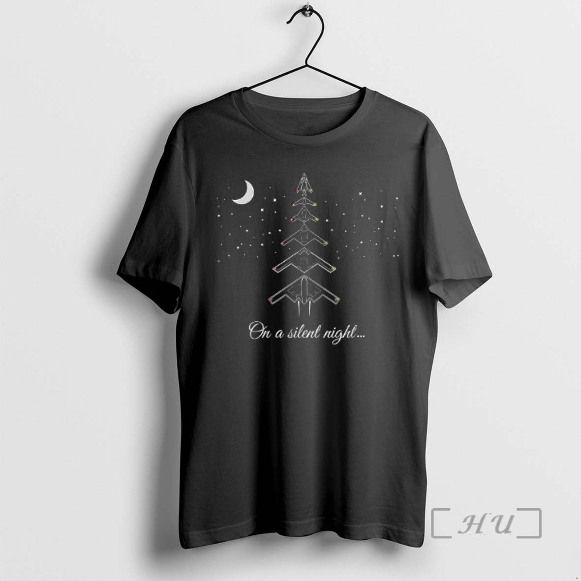 Officials On A Silent Night The War Zone B 21 Raider Christmas Premium T Shirts Hoodie, Sweatshirt | RetroVerseTees.com
