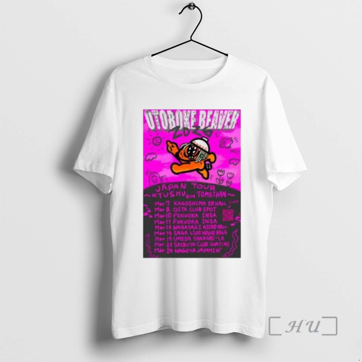 Officials Otoboke Beaver Japan Tour 2026 Circle White T-Shirts, Hoodie, Sweatshirt | RetroVerseTees.com